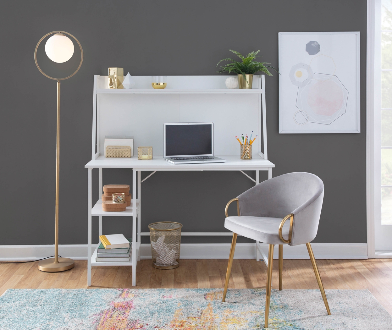 Alairen Silver Accent Chair - Thumbnail - Image 8