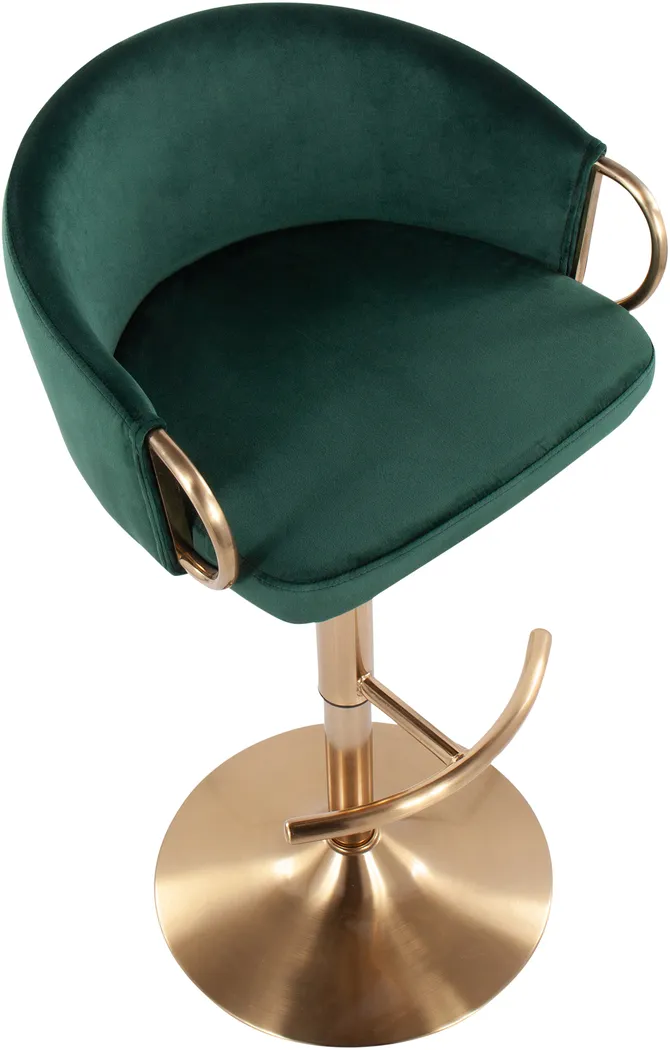 Alairen Green Barstool, Set of 2 - Thumbnail - Image 7