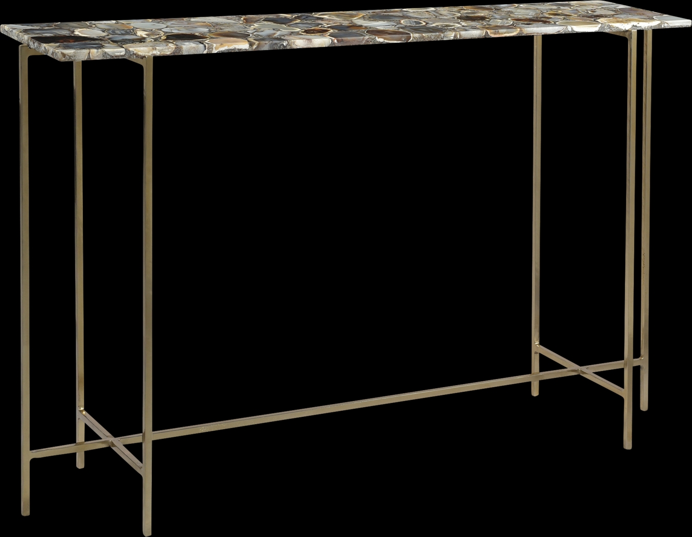 Alamein Brass Sofa Table - Thumbnail - Image 1