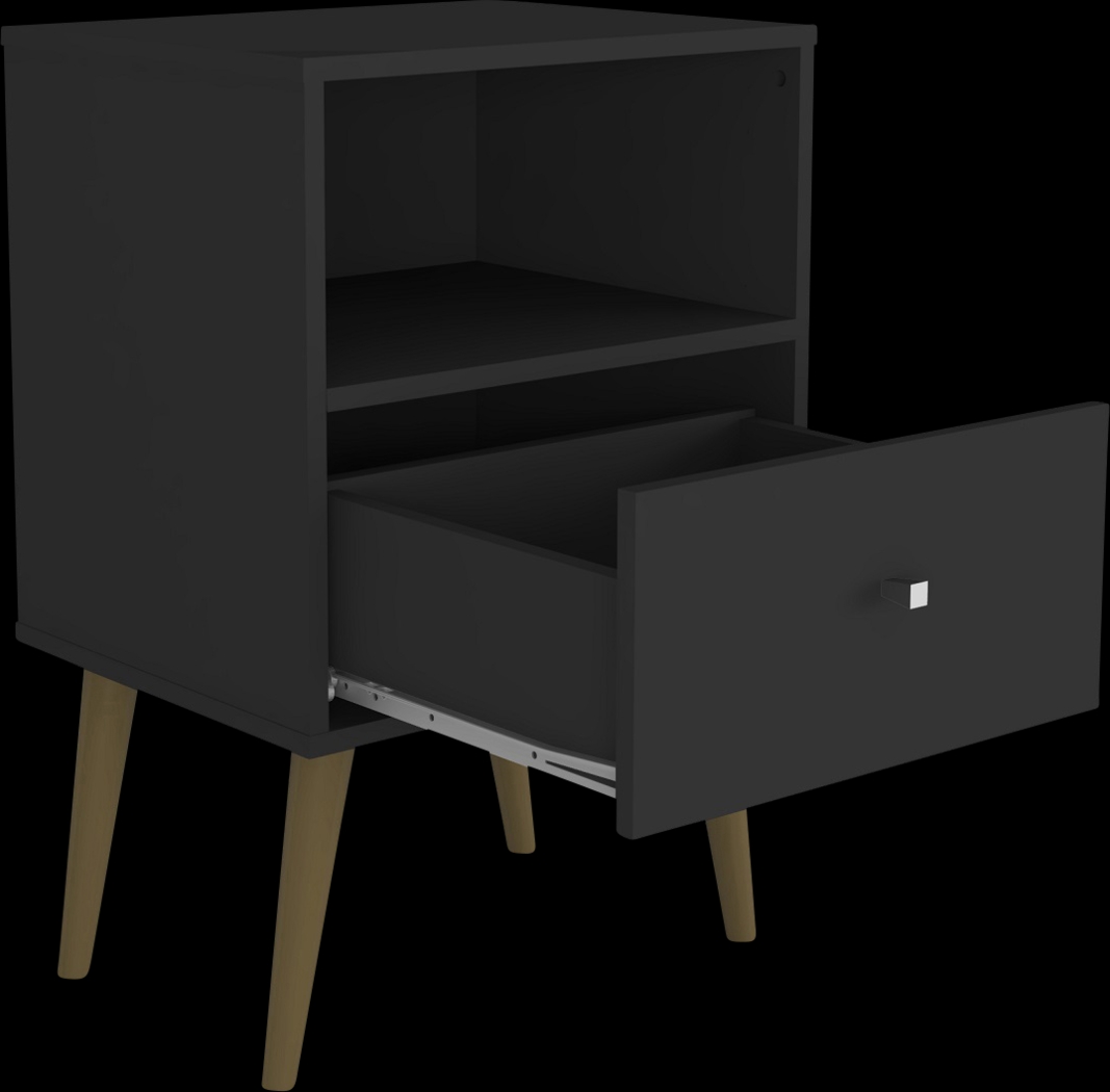 Alamitos I Black Nightstand - Thumbnail - Image 3