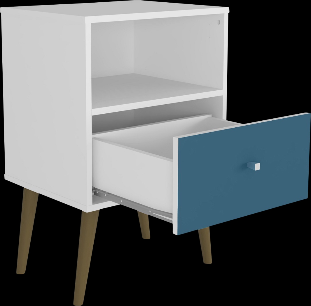 Alamitos II Aqua Nightstand - Thumbnail - Image 3