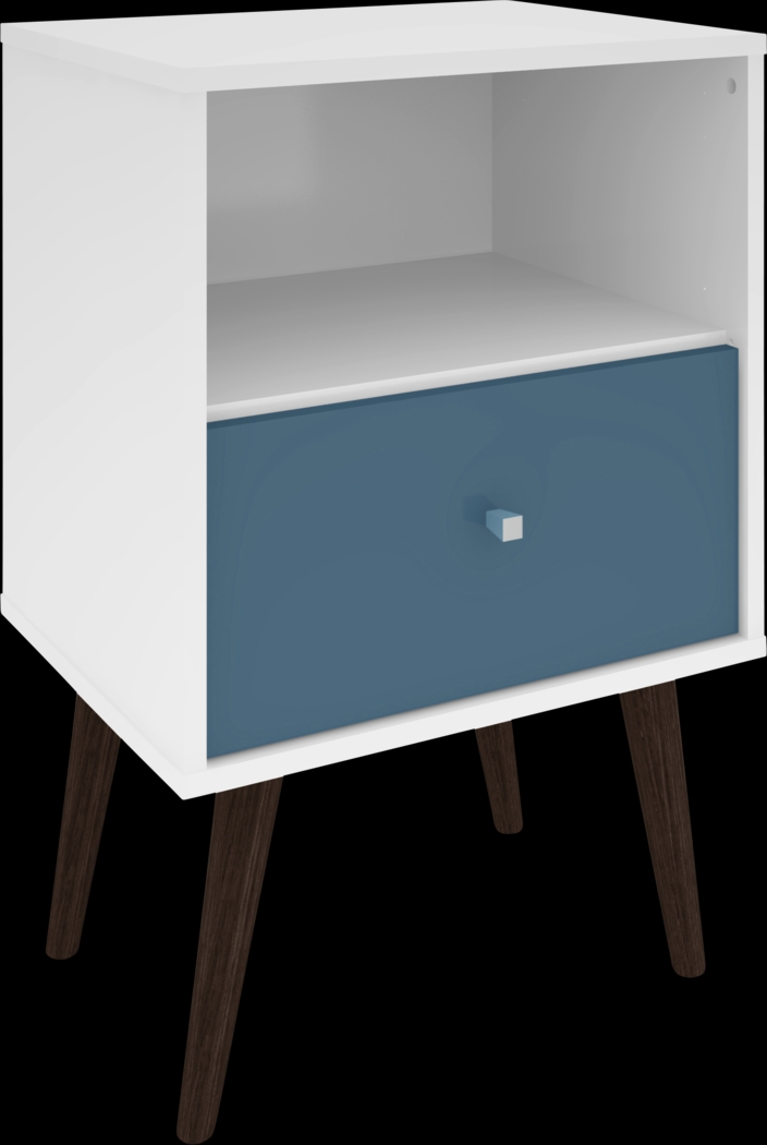 Alamitos II Aqua Nightstand - Thumbnail - Image 1