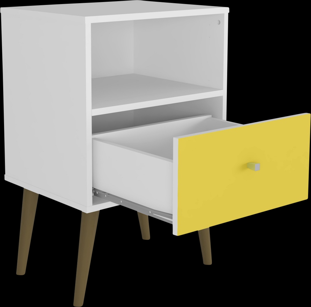 Alamitos II Yellow Nightstand - Thumbnail - Image 3