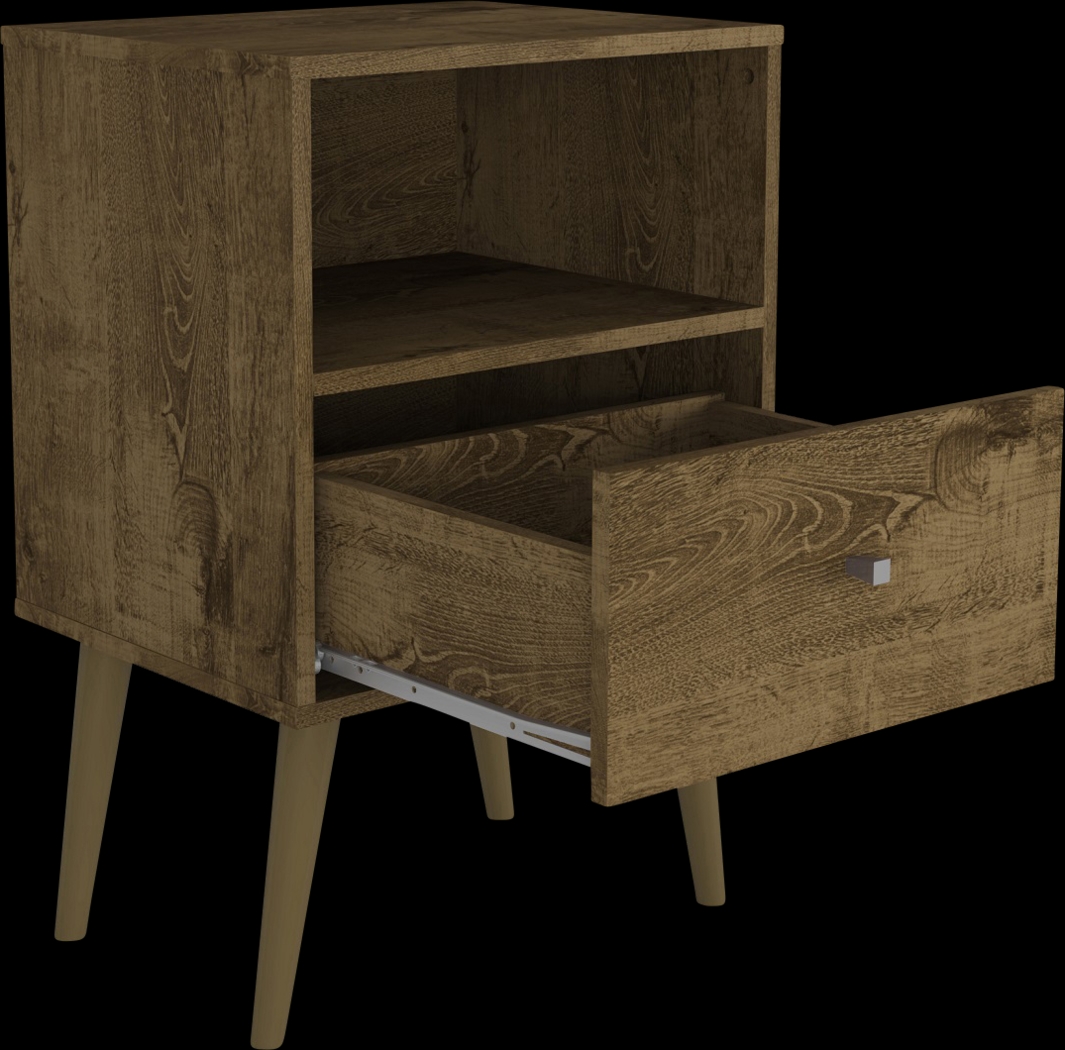 Alamitos III Dark Brown Nightstand - Thumbnail - Image 3
