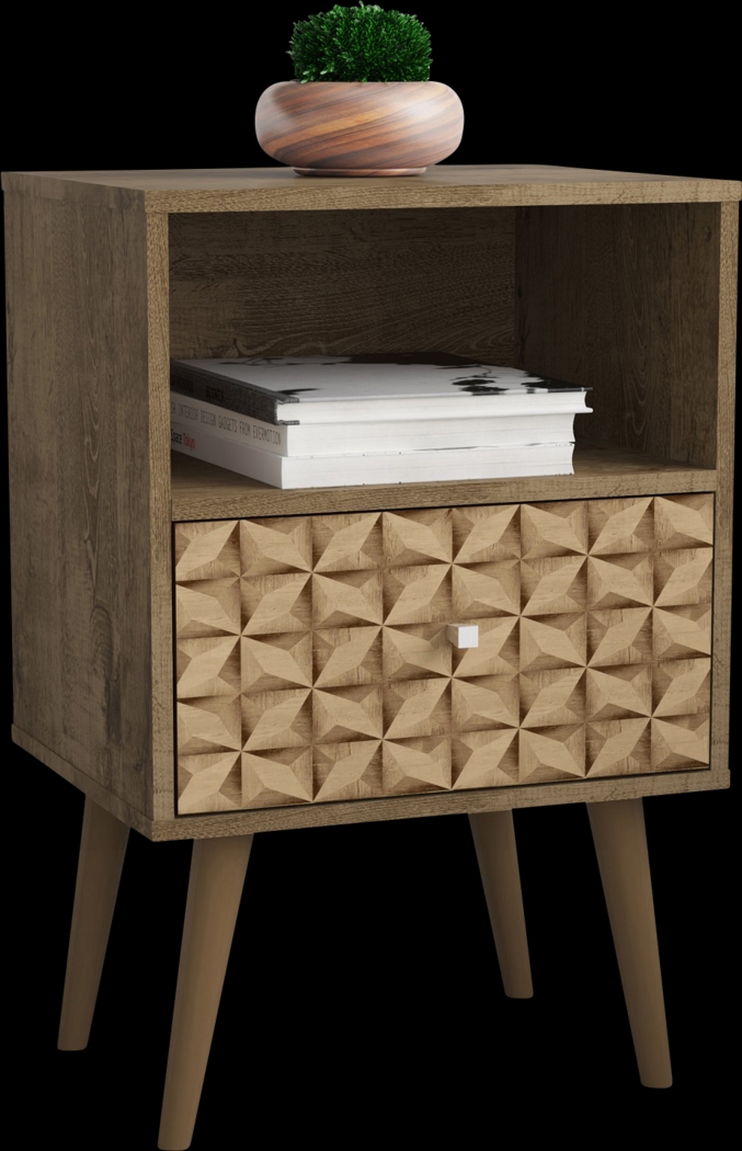 Alamitos III Light Brown Nightstand - Thumbnail - Image 2