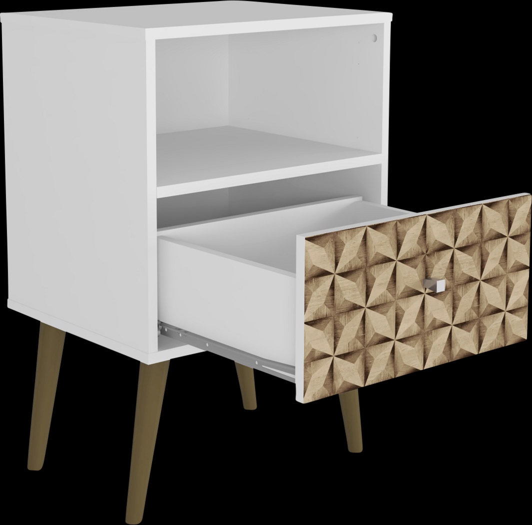 Alamitos III White Nightstand - Thumbnail - Image 4