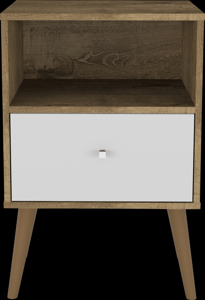 Alamitos IV White Nightstand - Thumbnail - Image 1
