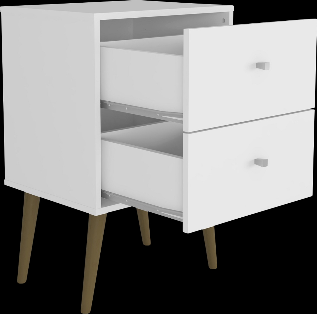 Alamitos V White Nightstand - Thumbnail - Image 3
