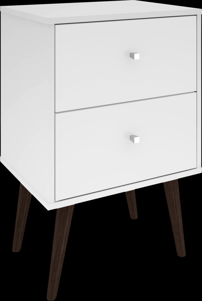 Alamitos V White Nightstand - Thumbnail - Image 1