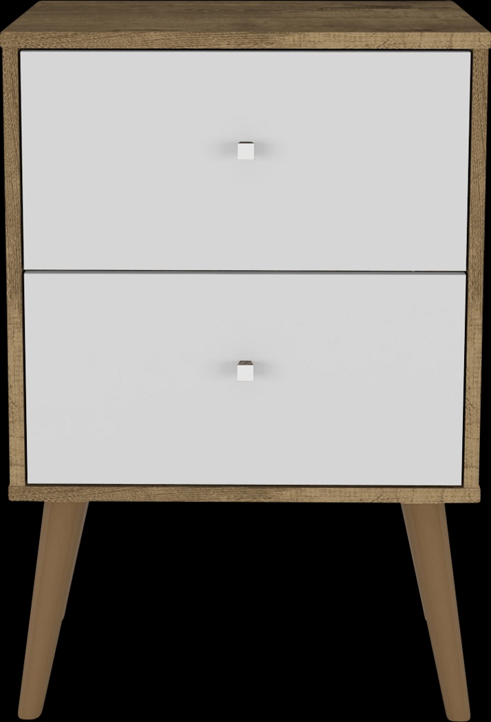 Alamitos VI White Nightstand - Thumbnail - Image 1