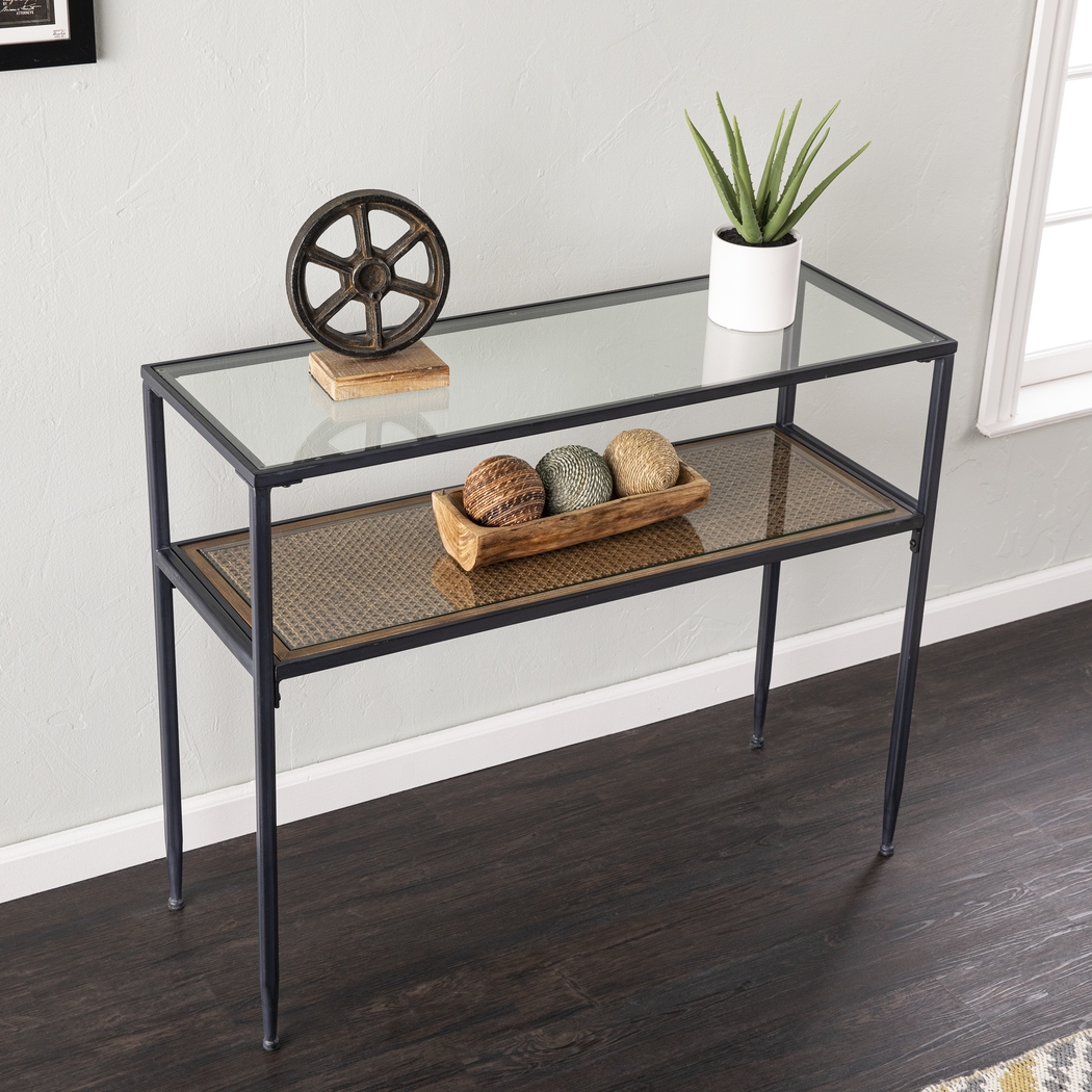 Alamoster Black Sofa Table - Thumbnail - Image 2