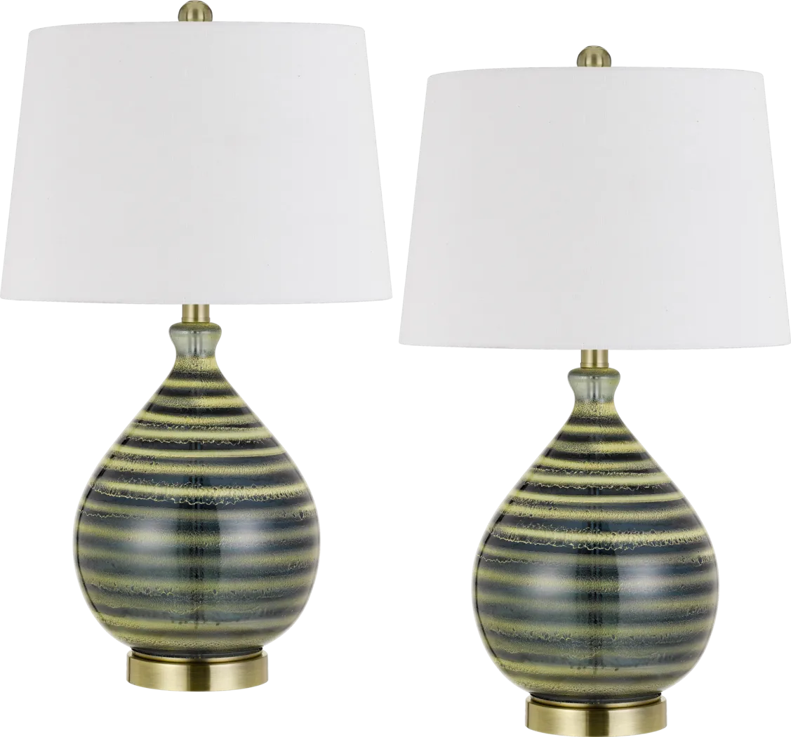 Alandee Yellow Lamp, Set of 2 - Thumbnail - Image 1
