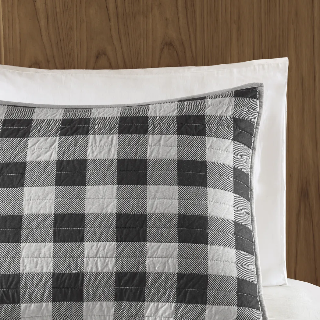 Alando Gray 3 Pc King Quilt Set - Thumbnail - Image 3