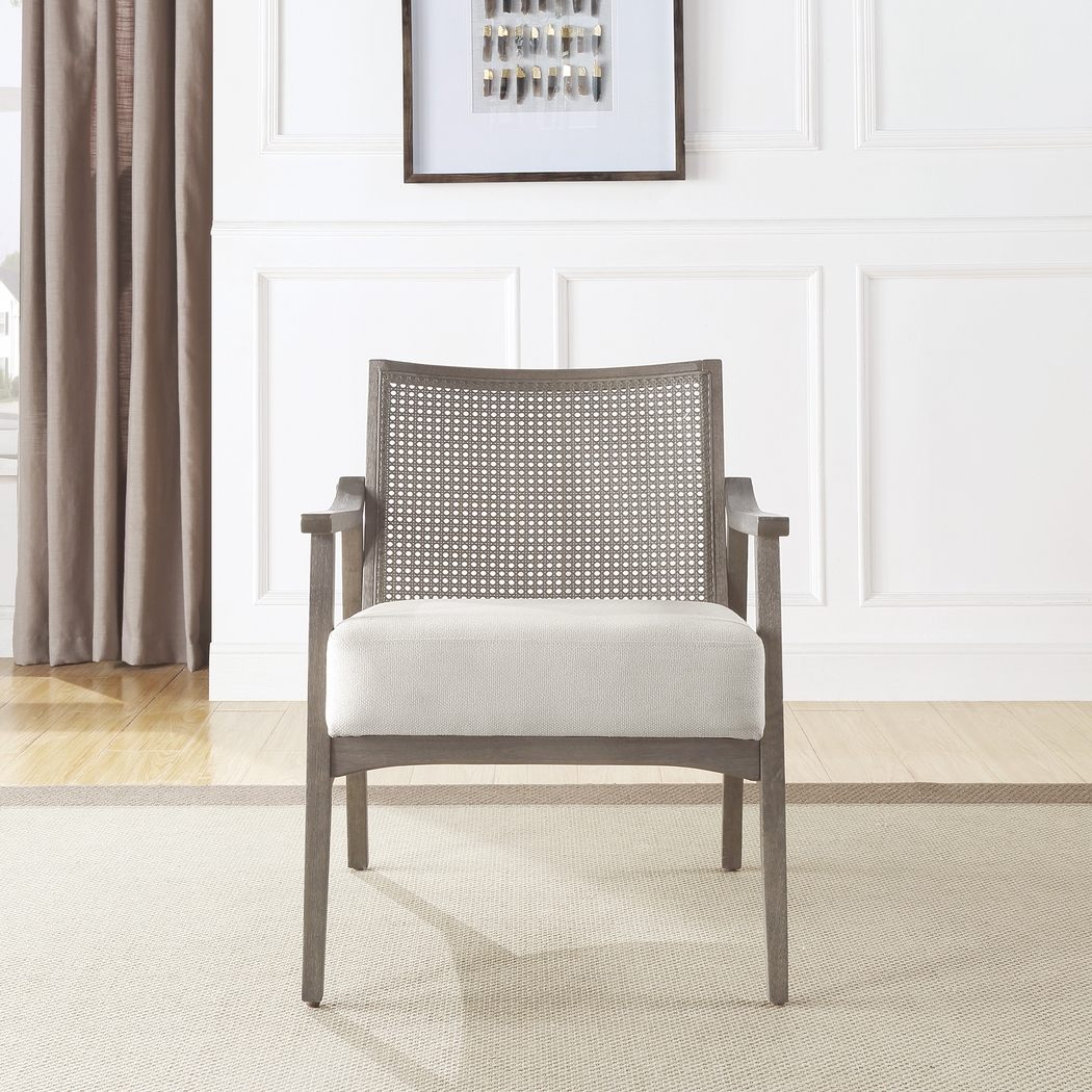 Alanios Gray Accent Chair - Thumbnail - Image 3