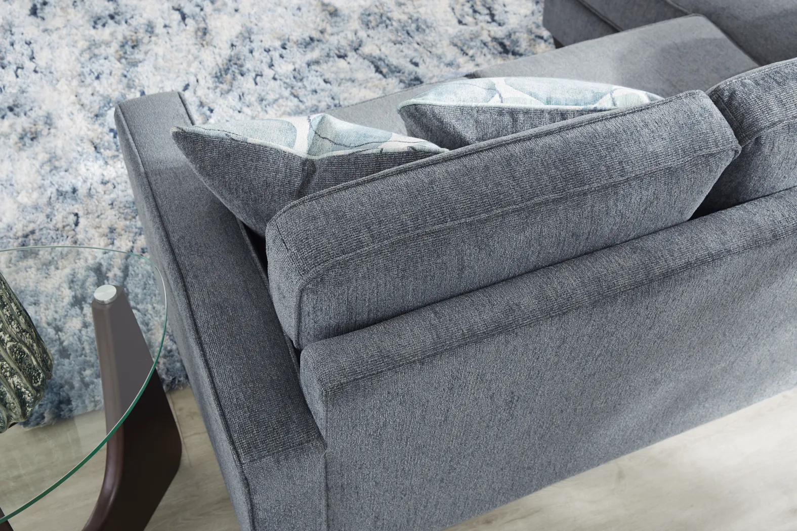 Alanis Bay Blue 2 Pc Living Room - Thumbnail - Image 13