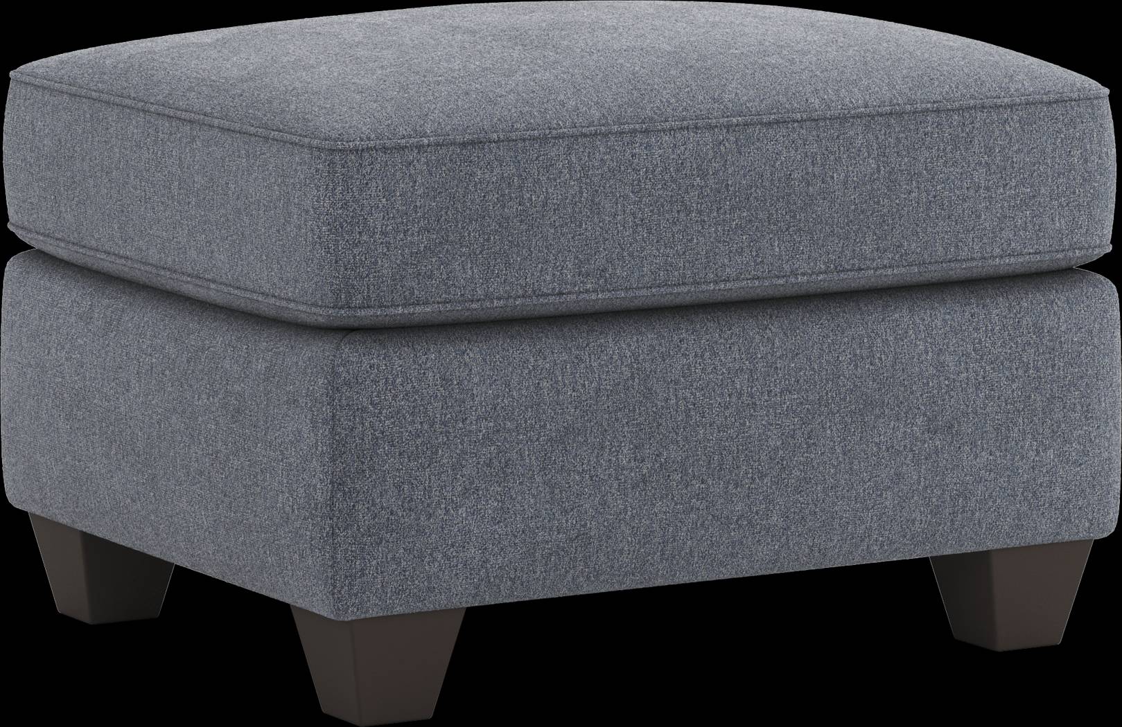 Alanis Bay Blue Ottoman - Thumbnail - Image 1