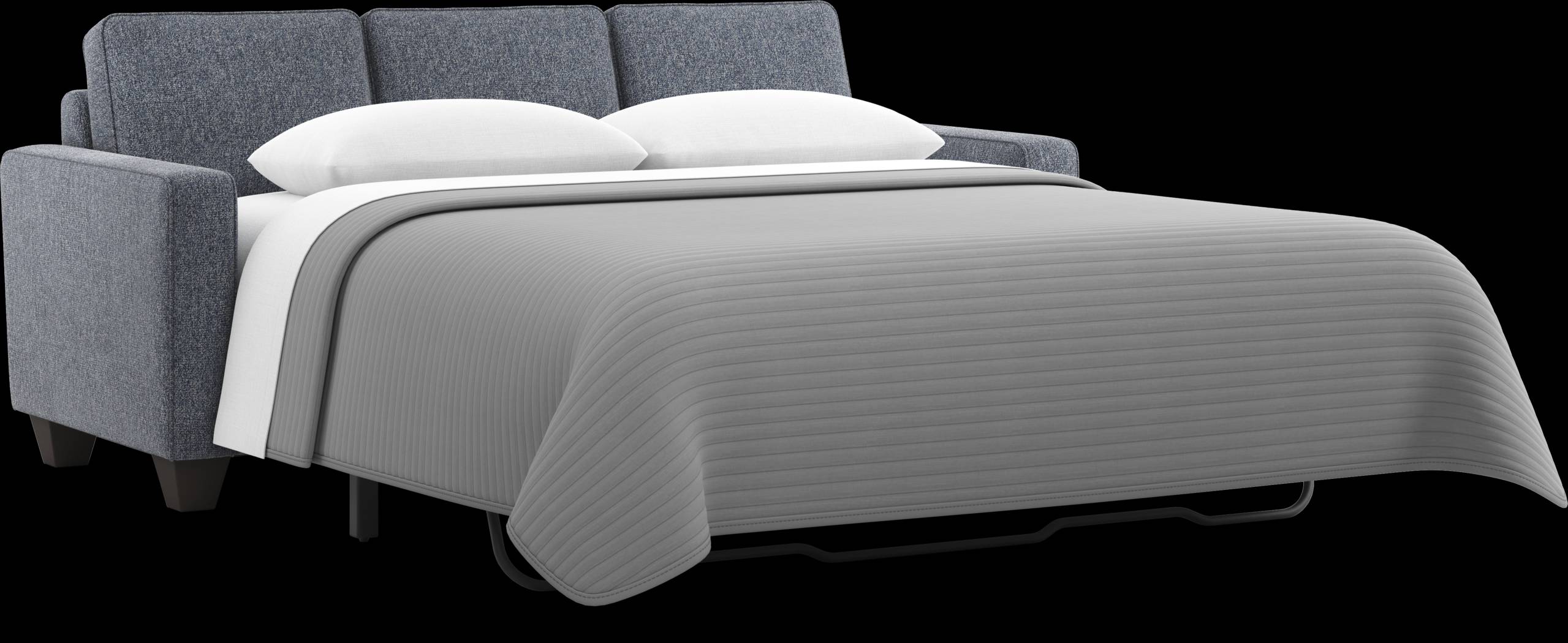 Alanis Bay Blue Sleeper Sofa - Thumbnail - Image 2