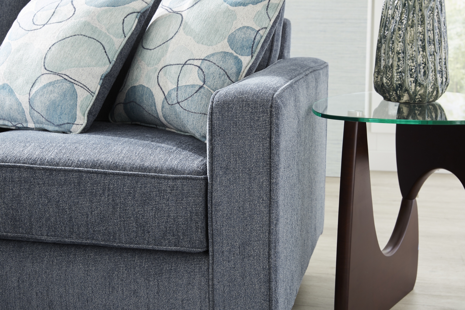 Alanis Bay Blue Sofa - Thumbnail - Image 3