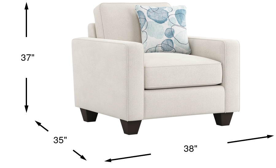 Dimension Image. Please refer to the Dimension Tab on this page for dimension details.