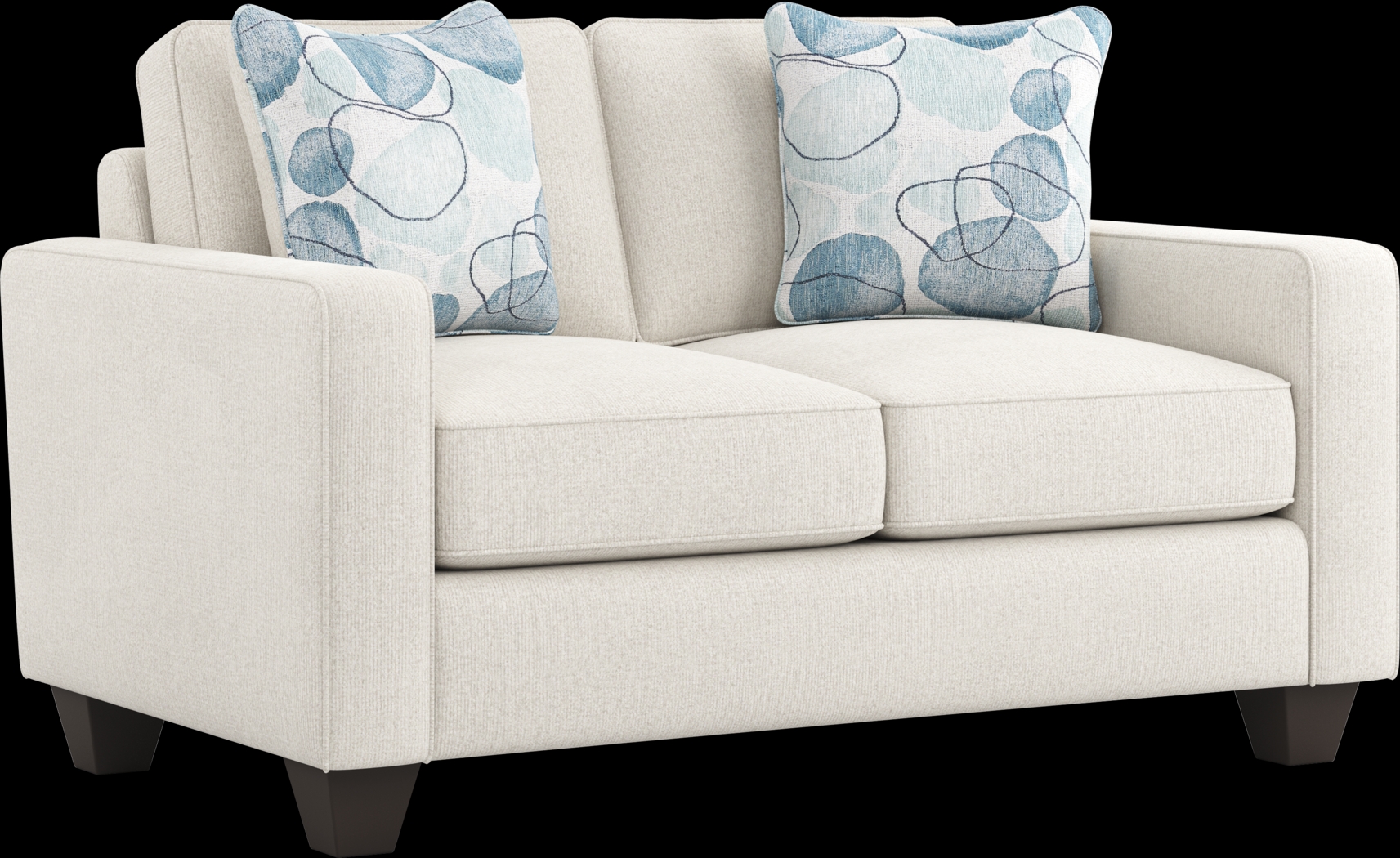 Alanis Bay White Loveseat - Thumbnail - Image 2