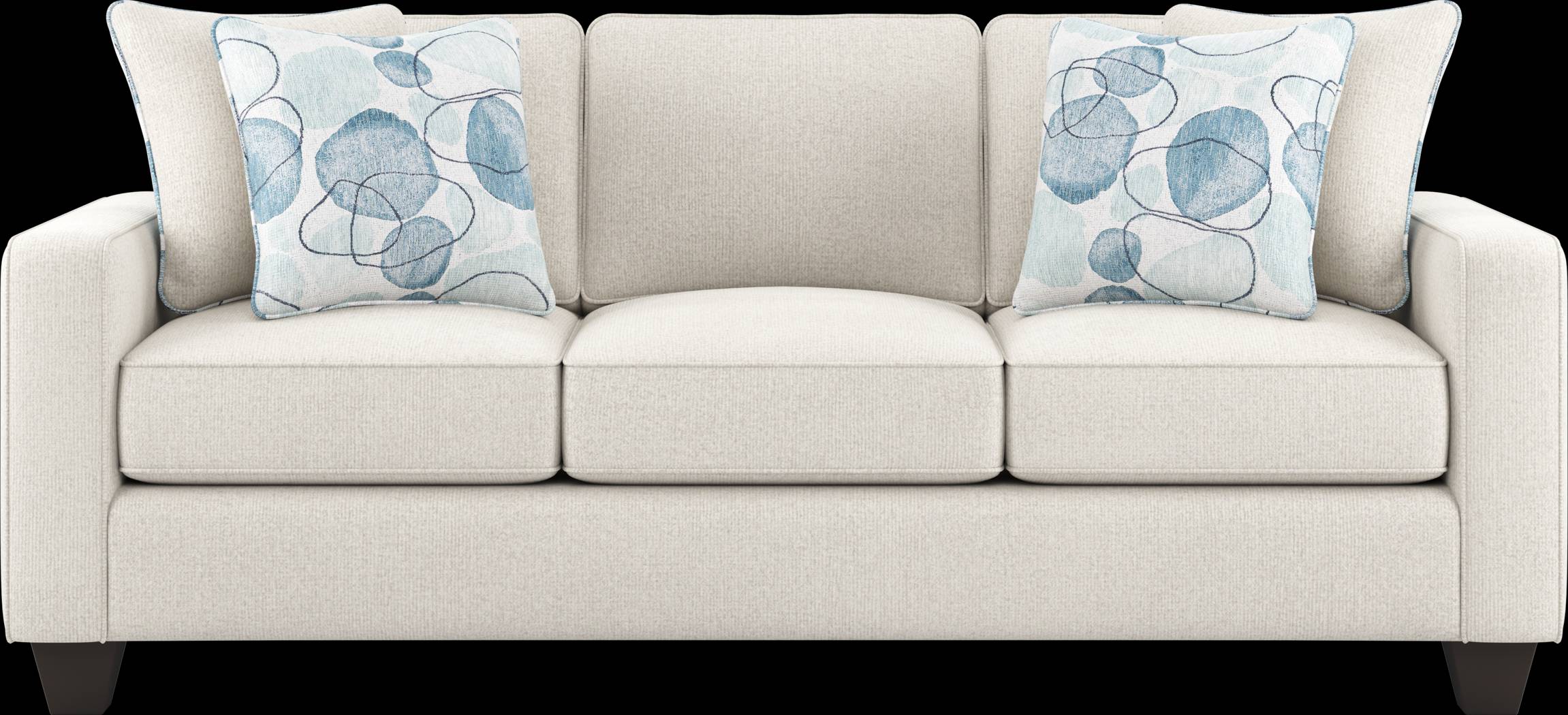 Alanis Bay White Sleeper Sofa - Thumbnail - Image 1