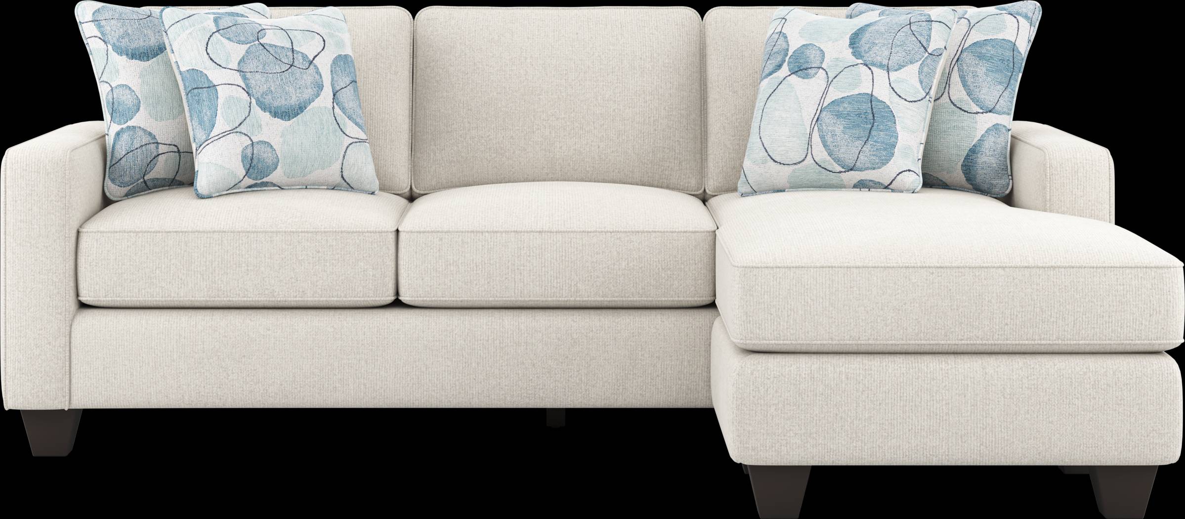 Alanis Bay White Sofa Chaise - Thumbnail - Image 2