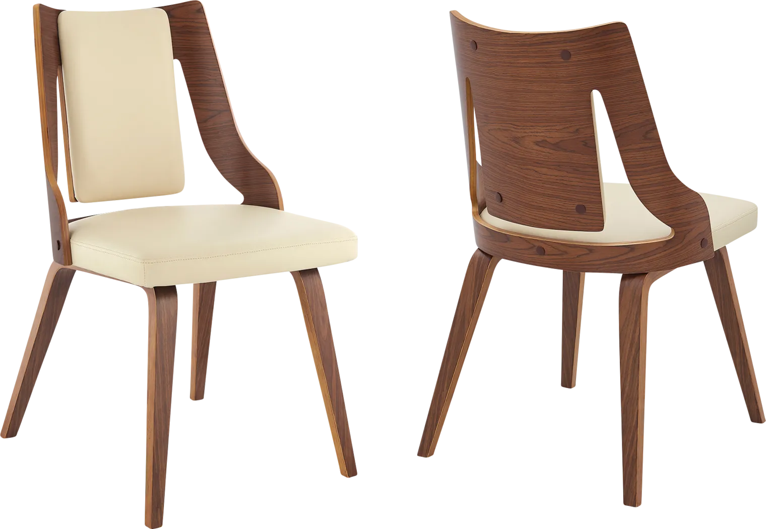 Alanor Cream Dining Chair, Set of 2 - Thumbnail - Image 1