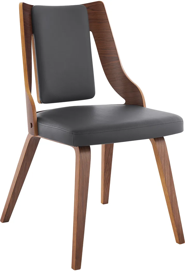 Alanor Gray Dining Chair, Set of 2 - Thumbnail - Image 2