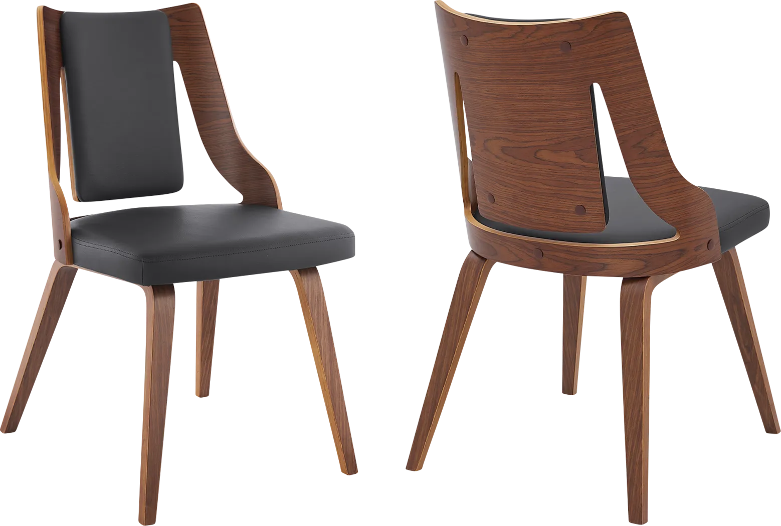 Alanor Gray Dining Chair, Set of 2 - Thumbnail - Image 1