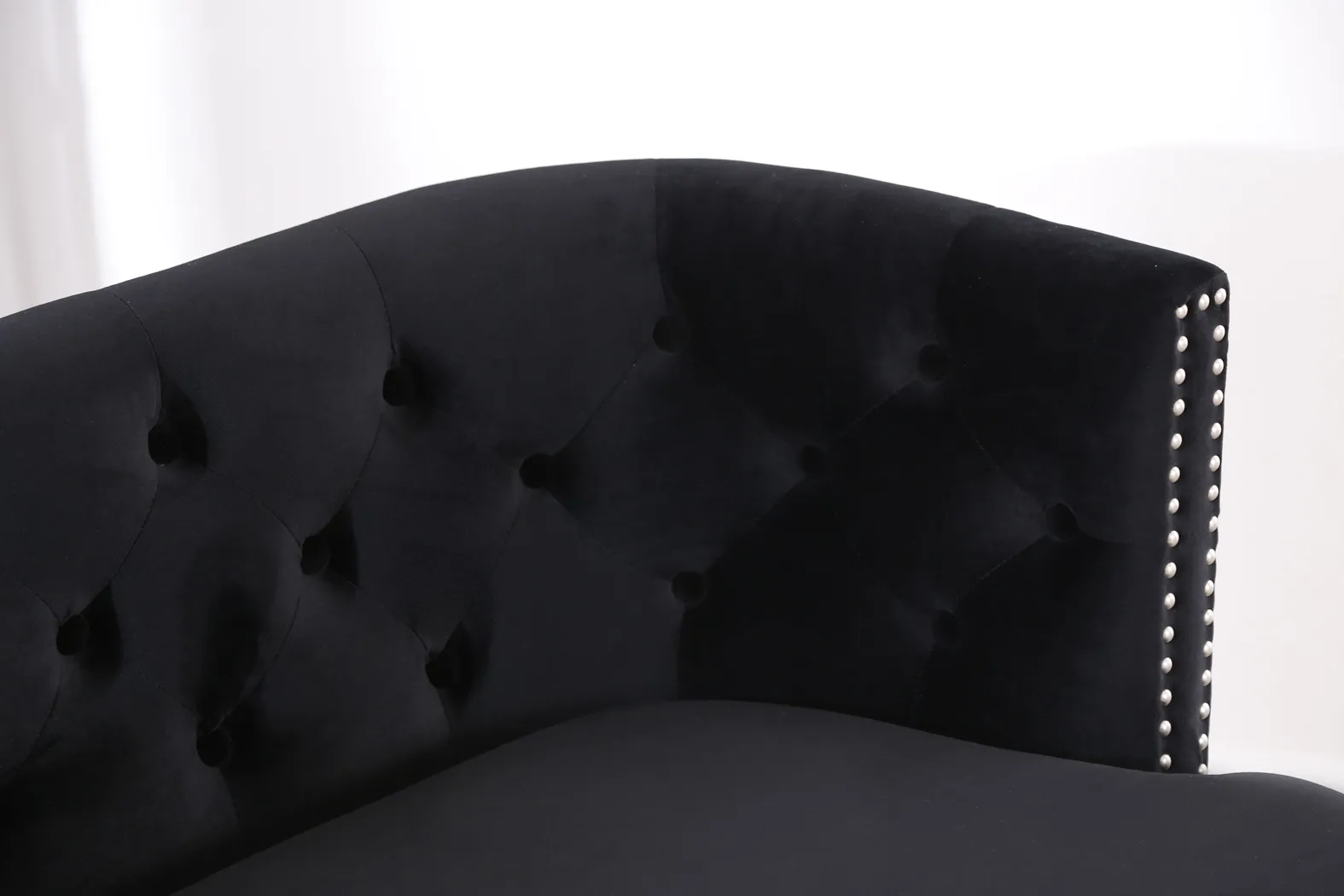 Alanton Black Settee - Thumbnail - Image 9