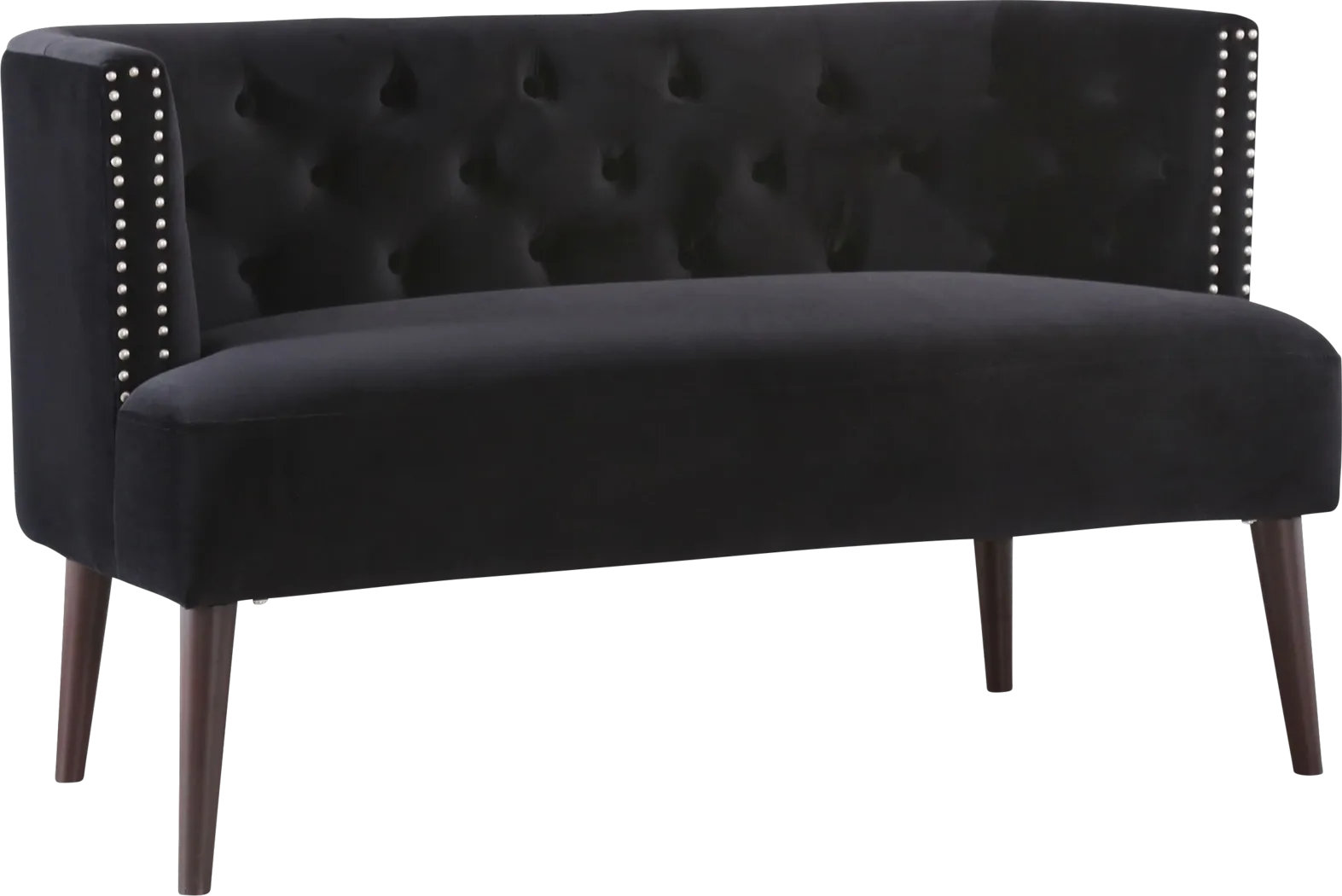 Alanton Black Settee - Thumbnail - Image 1