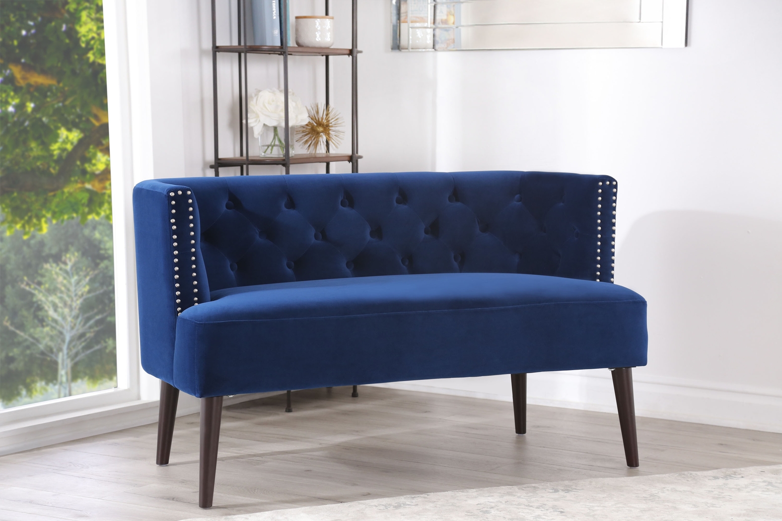 Alanton Blue Settee - Thumbnail - Image 3
