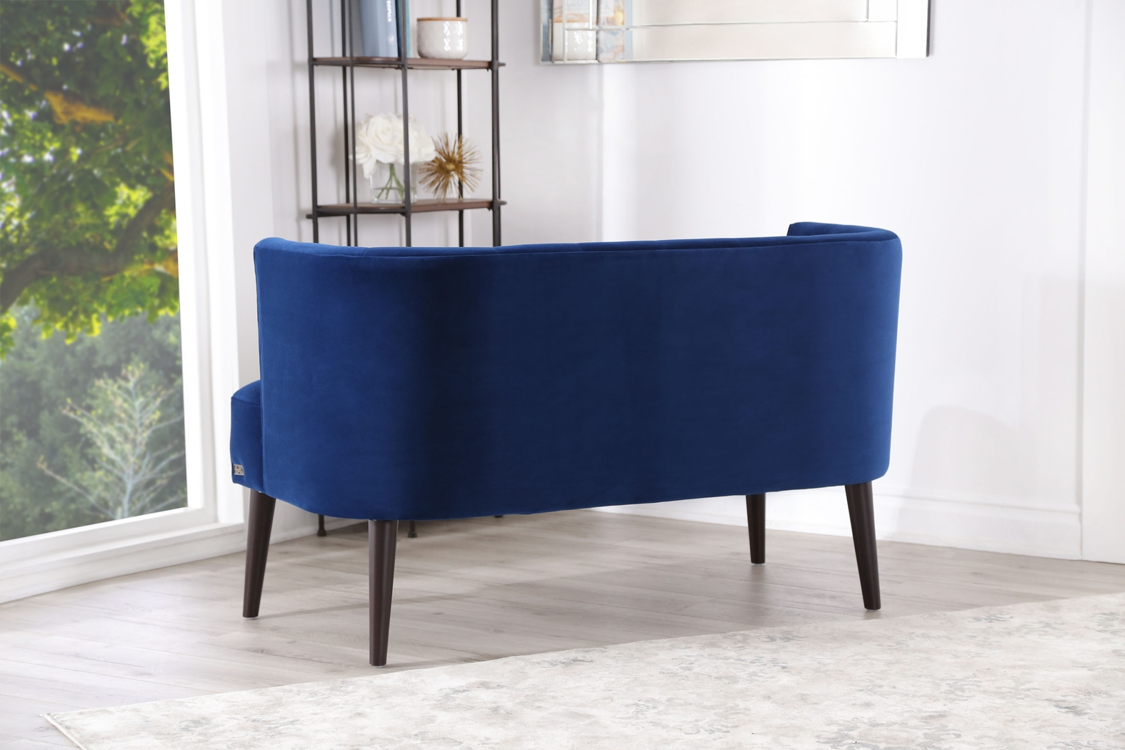 Alanton Blue Settee - Thumbnail - Image 4