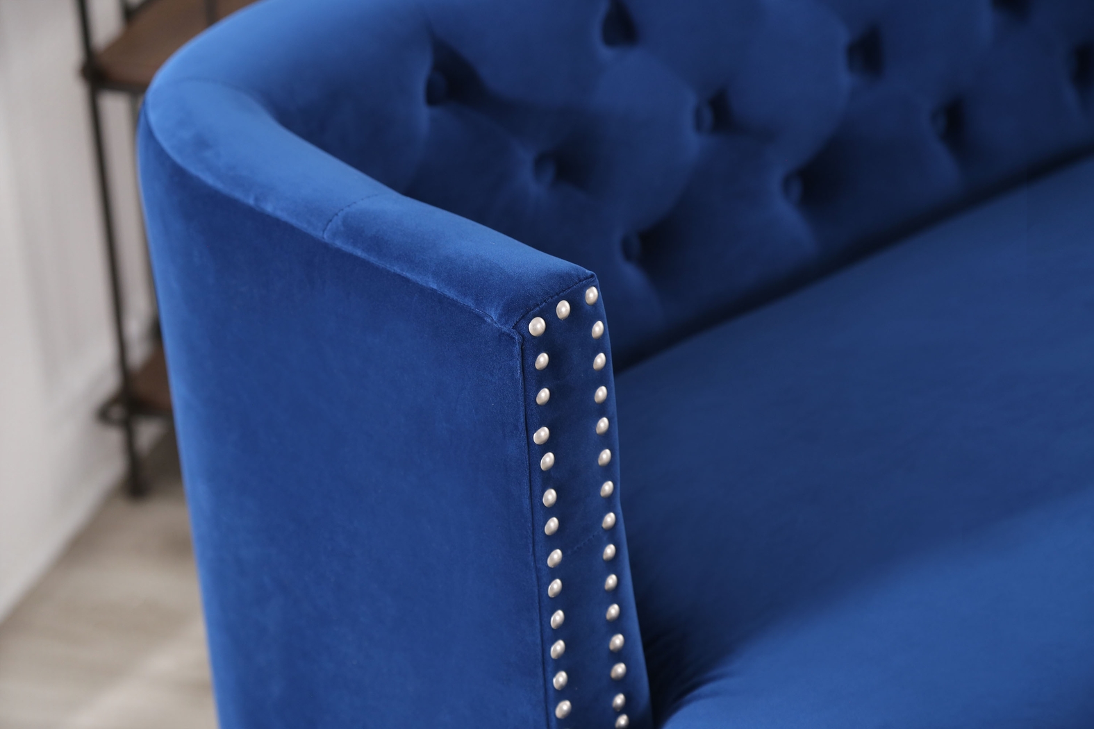 Alanton Blue Settee - Thumbnail - Image 5
