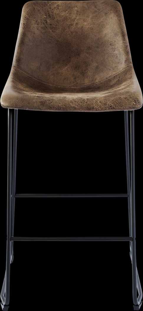 Alapai Brown Barstool Set of 2 - Thumbnail - Image 3