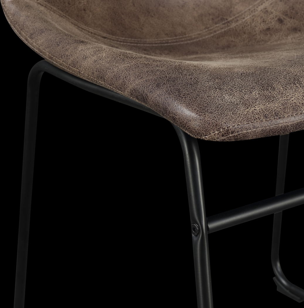 Alapai Brown Counter Height Stool Set of 2 - Thumbnail - Image 8