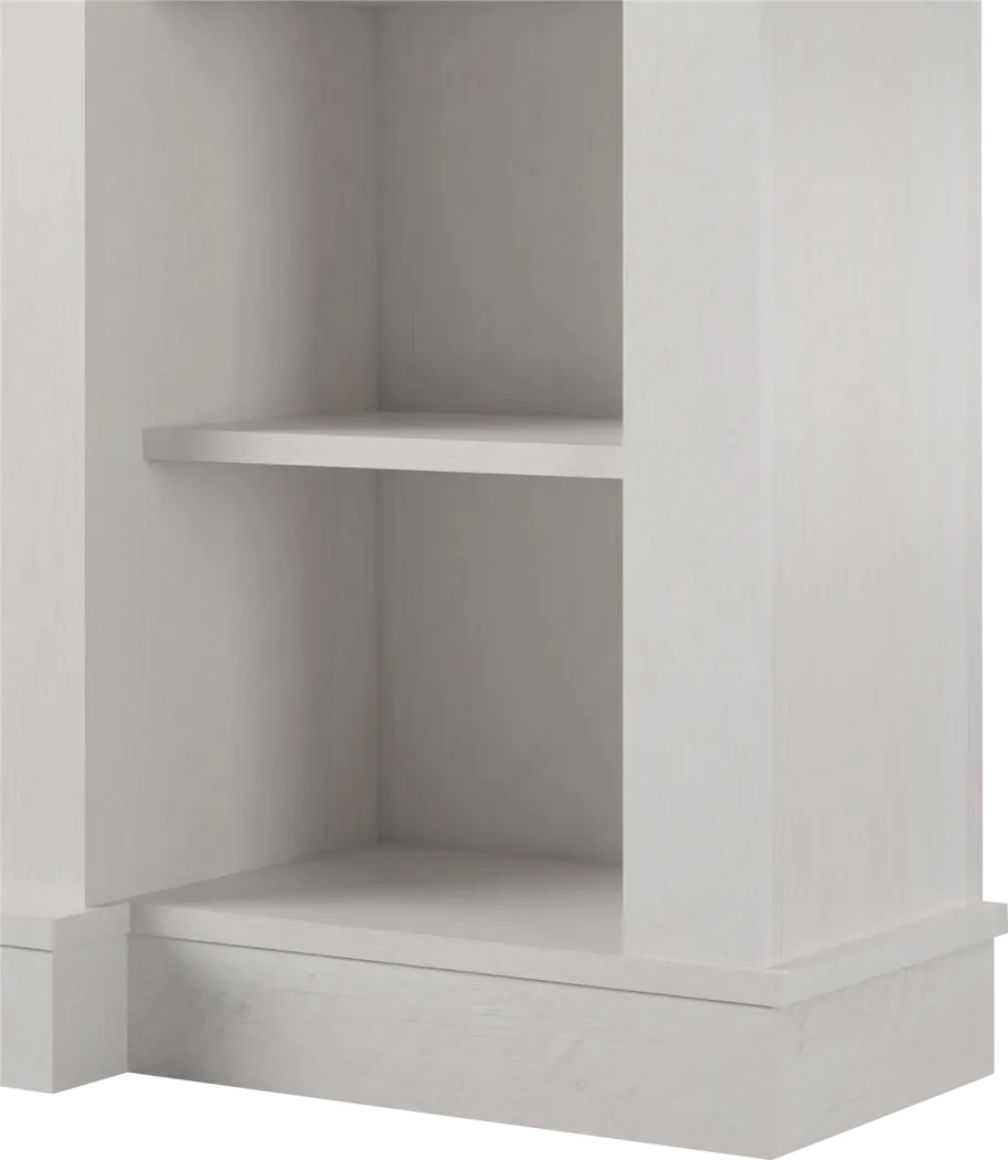 Alarice Ivory 61 in. Console with Electric Fireplace - Thumbnail - Image 7