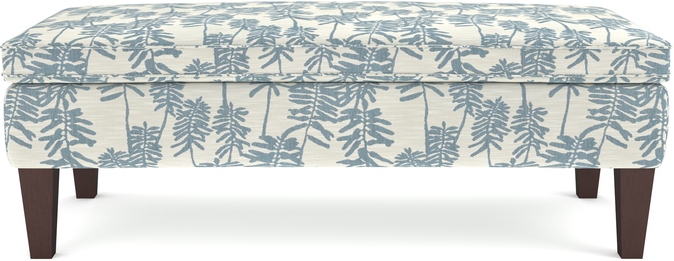 Alasan Blue Storage Ottoman - Thumbnail - Image 2
