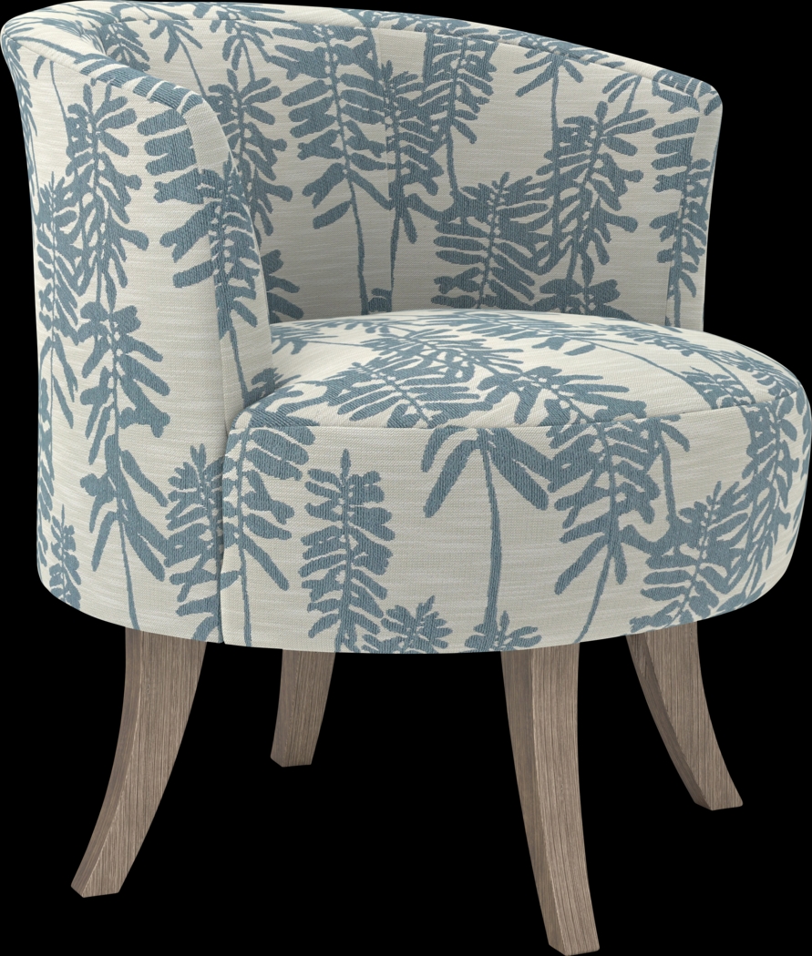 Alasan Blue Swivel Chair - Thumbnail - Image 1