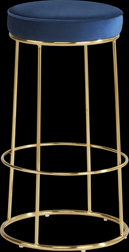 Alastor Blue Barstool - Thumbnail - Image 1