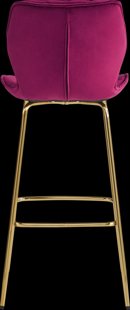 Alastor Burgundy Diamond Barstool - Thumbnail - Image 3
