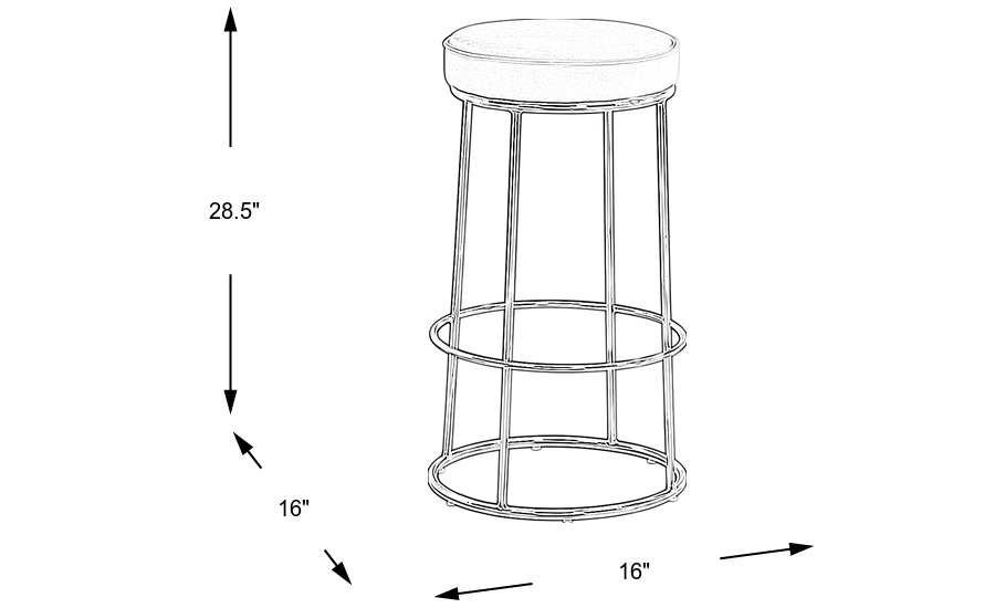 Dimension Image. Please refer to the Dimension Tab on this page for dimension details.
