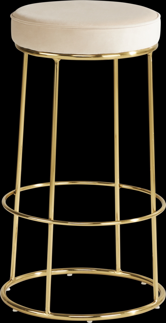 Alastor Khaki Barstool - Thumbnail - Image 1