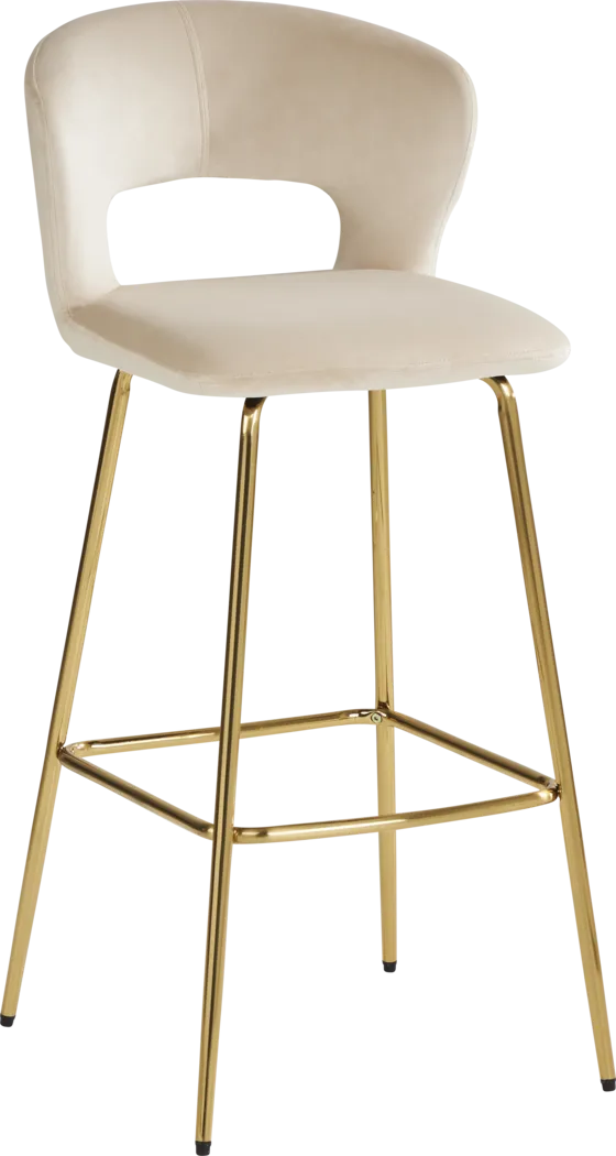 Alastor Khaki Cut Out Barstool - Thumbnail - Image 1