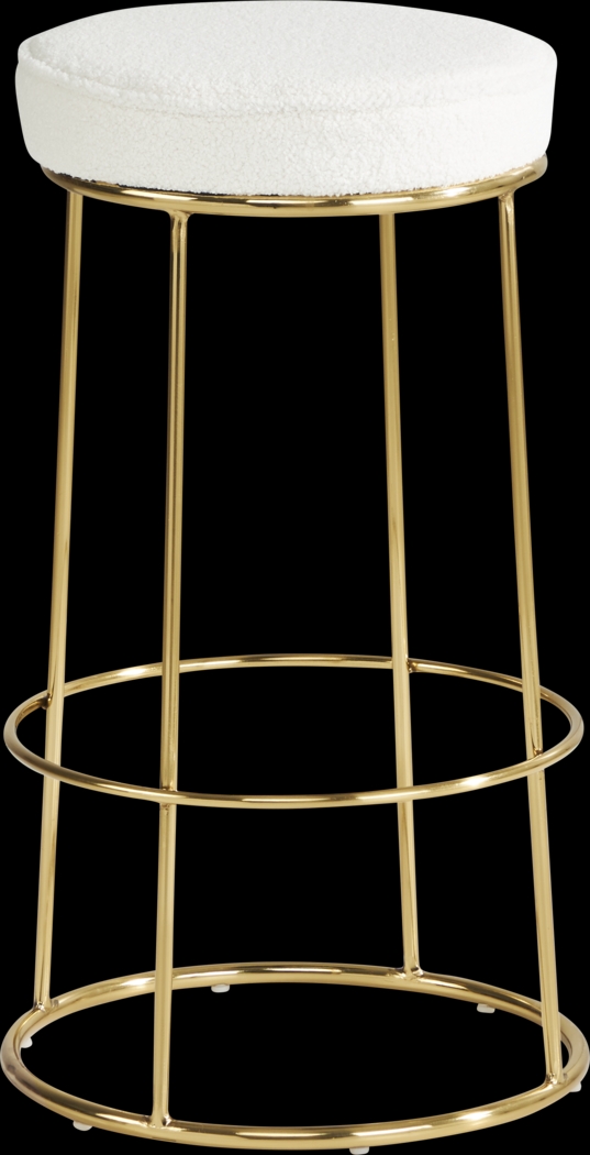 Alastor White Barstool - Thumbnail - Image 1