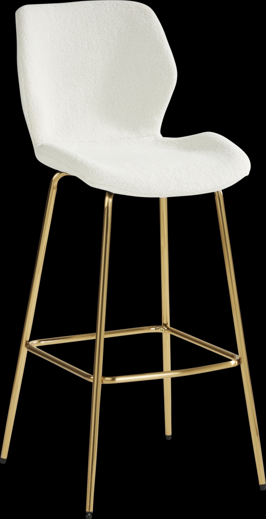 Alastor White Diamond Barstool - Thumbnail - Image 1