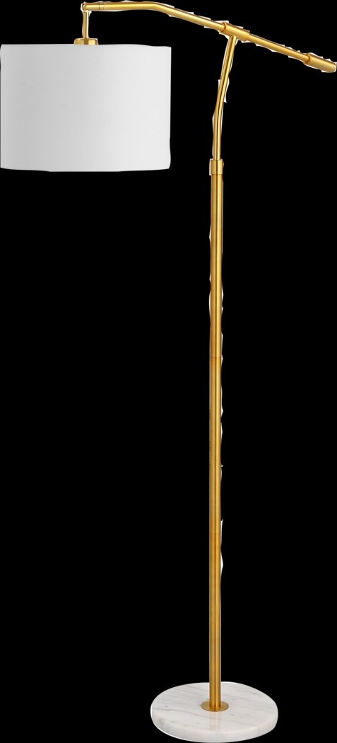 Alatka Drive Gold Floor Lamp - Thumbnail - Image 1