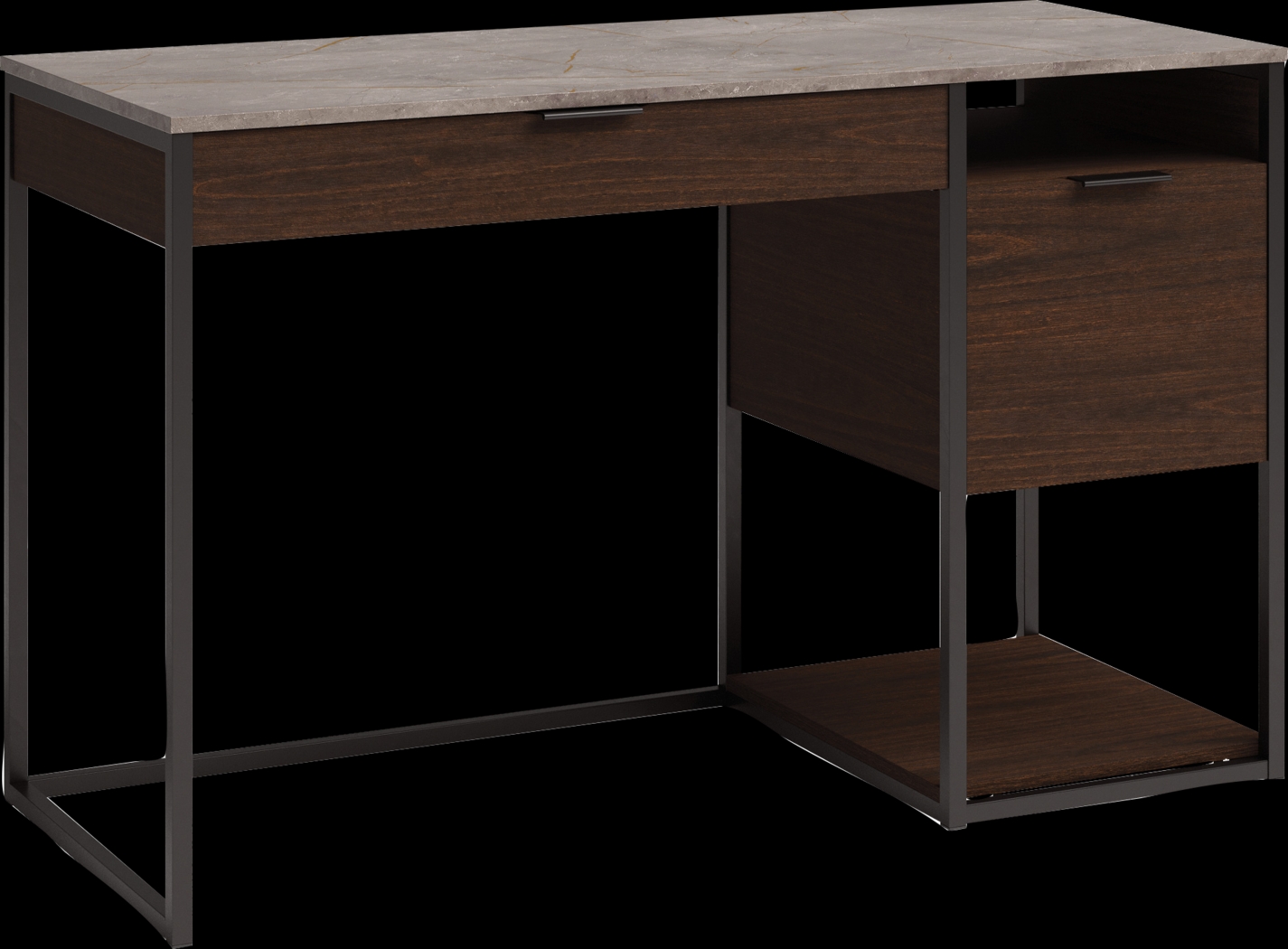 Alatna Brown Desk - Thumbnail - Image 1