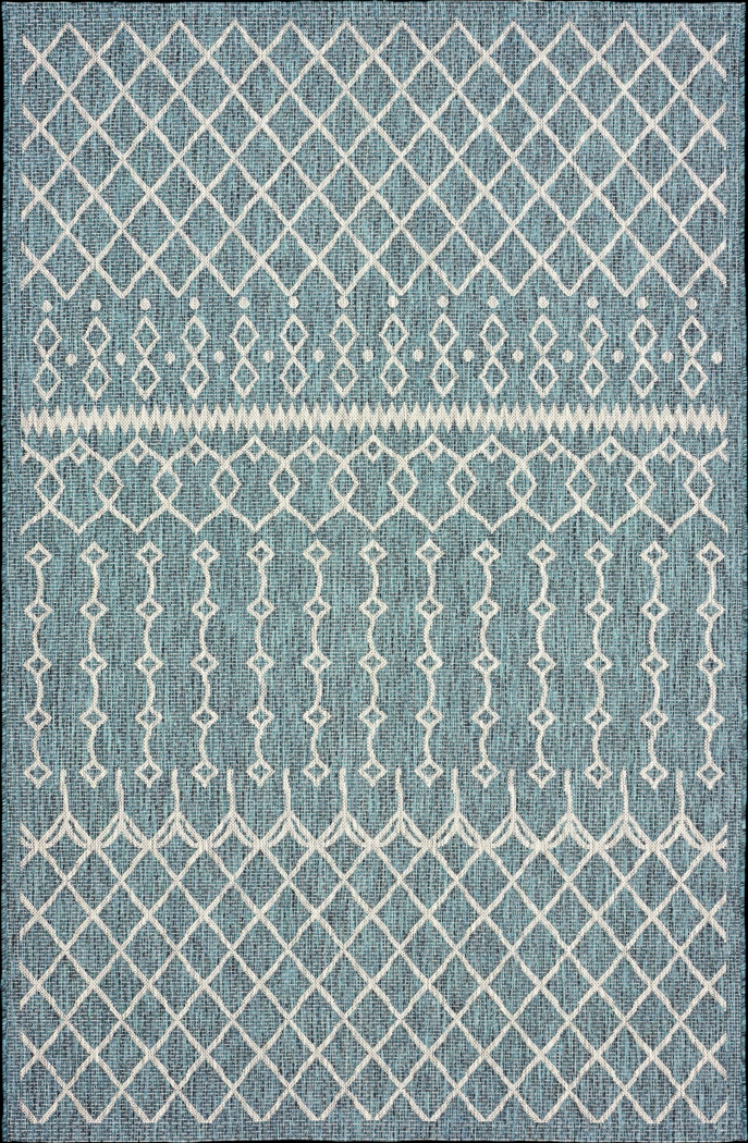 Alayna Gray 5' x 7' Indoor/Outdoor Rug - Thumbnail - Image 1