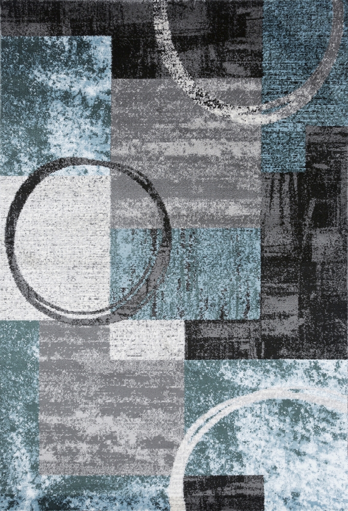 Alayno Teal 5'3 x 7'3 Rug - Thumbnail - Image 1